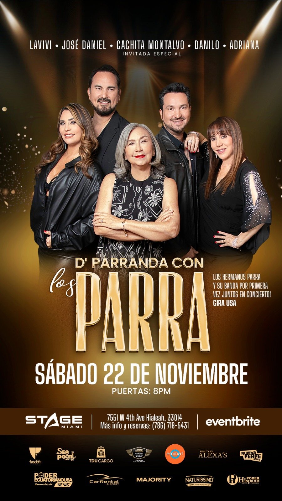 D’ PARRANDA CON LOS PARRA – MIAMI