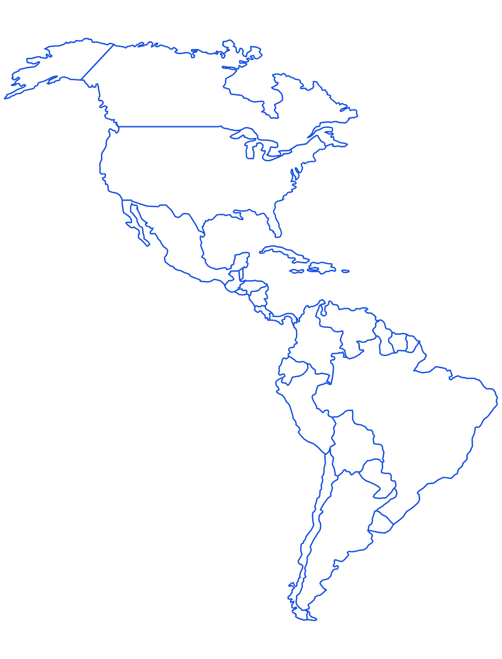 Mapa de LatinoAmerica